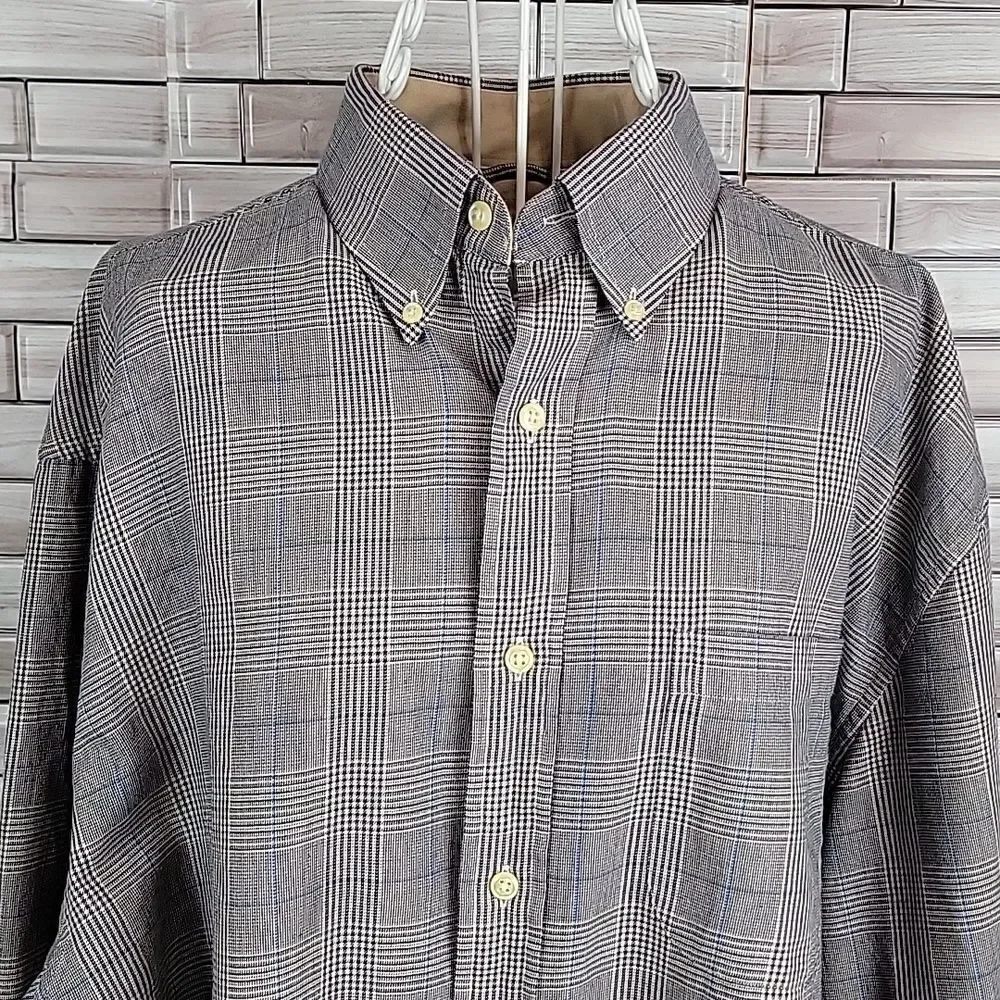 Saddlebred Men's button-down dress shirt Size L